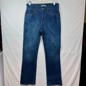 Lee Classic Fit At The Waist Jeans Denim‎ Blue Women's Size 30x29